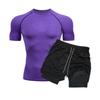 Men's Quick-Dry Double Layer Swim Shorts with Inner Lining - Anti-Embarrassment Swimsuit Set for Swimming and Hot Springs.