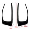 Rear Bumper Splitter Canard Fog Lamp Light Trim For VW For Golf 7 MK7 GTI R GTD 2012 2013 2014 2015