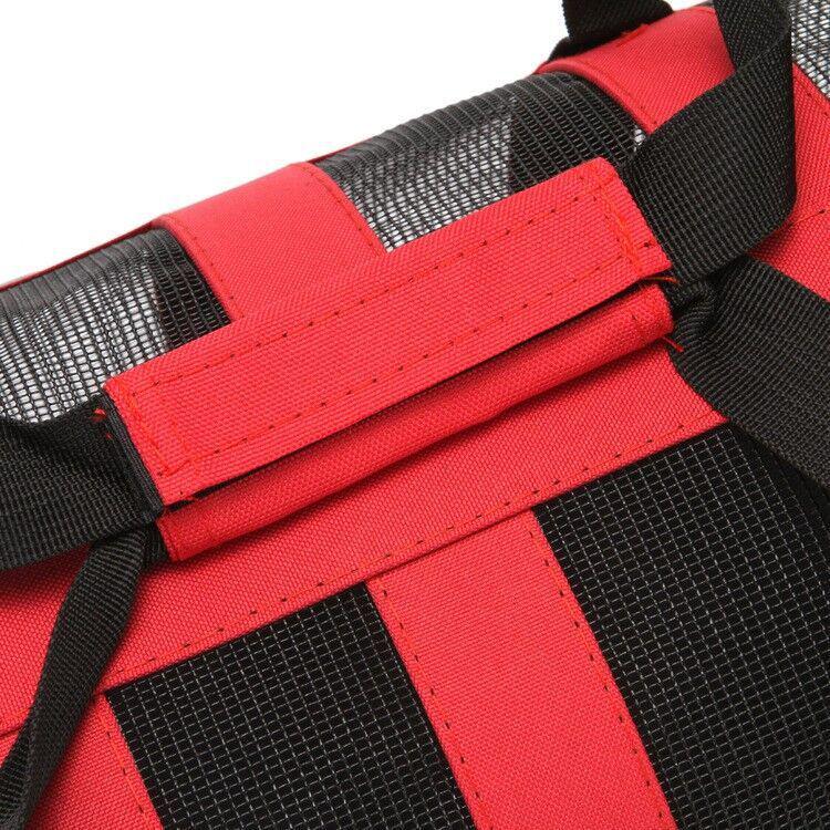 Pet Travel Mesh Bag: Fashionable Breathable Handbag for Dogs and Cats