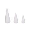 15x Craft Foam Cones DIY Home Project Cake Topper Christmas Tree for Table Centerpiece Celebration Party Activities Crafting