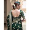 Stylish Wedding Sarre for Women ,Blouse (Need To Be Stitched As Per Size And Fit)