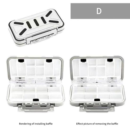 Fishing Case Easy To Carry Compartment ABS Fishing Case Fishing Accessories Box Lure Box Fishing Tool Box Angling Supplies