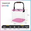 Foldable EVA Multipurpose Fish Tank & Breeding Bucket - Transparent Outdoor Fishing Gear