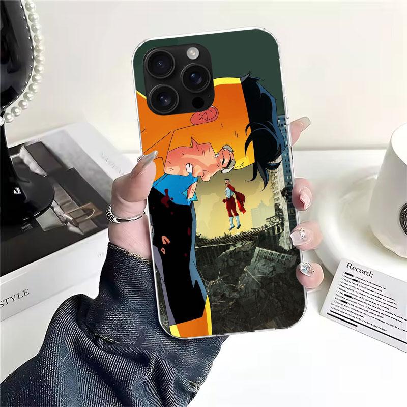 Cool I-Invincible Soft Phone Case For IPhone 18 11 17 Air 16E 16 Pro Max 15 + 14 Plus 13 Mini 12 Apple 7 SE 8 Fundas Coque 11 17 Ai