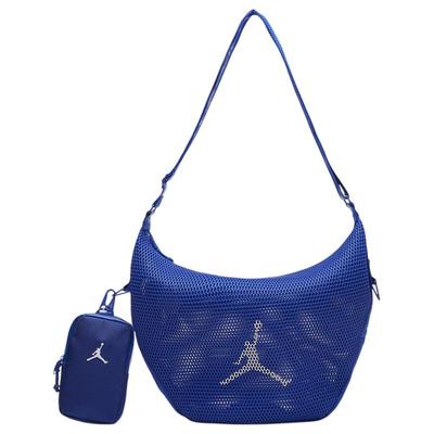 Poliesterowa torba crossbody, torba na ramię regularna męska królewski niebieski Jordan HQ7235-405