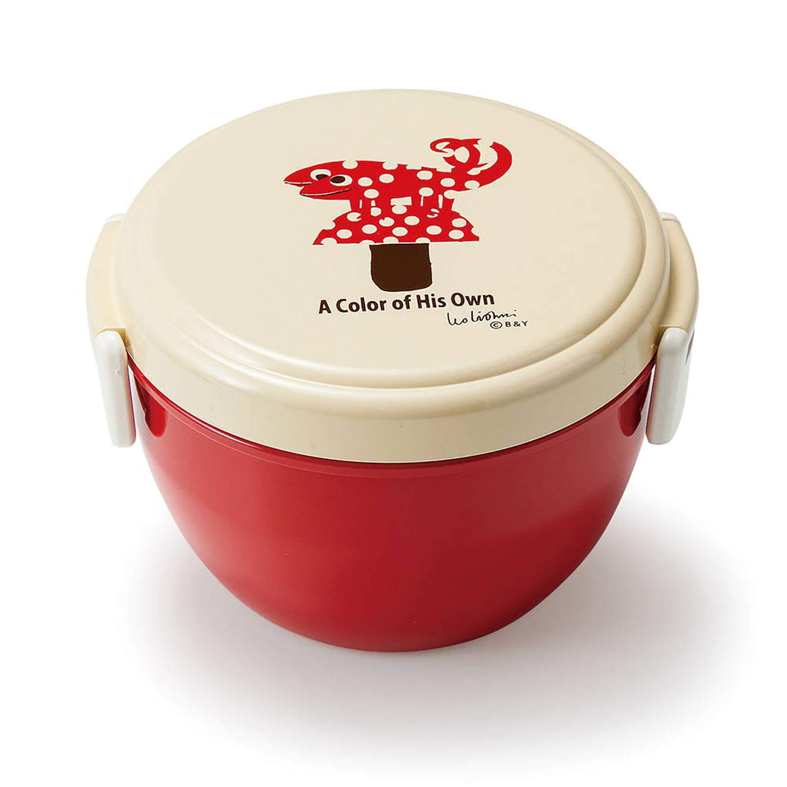 Aito Food Lunch Storage 15 x 9 Chameleon Made in 278438 Leo Lionni Bowl, Box, Container, Approx. cm, Design, Japan,