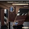 Premium Genuine Leather Case For Huawei Mate XT &  Mate XTs 360° Rotating Stand Smart Window Answer Calls Lens Protective Cover