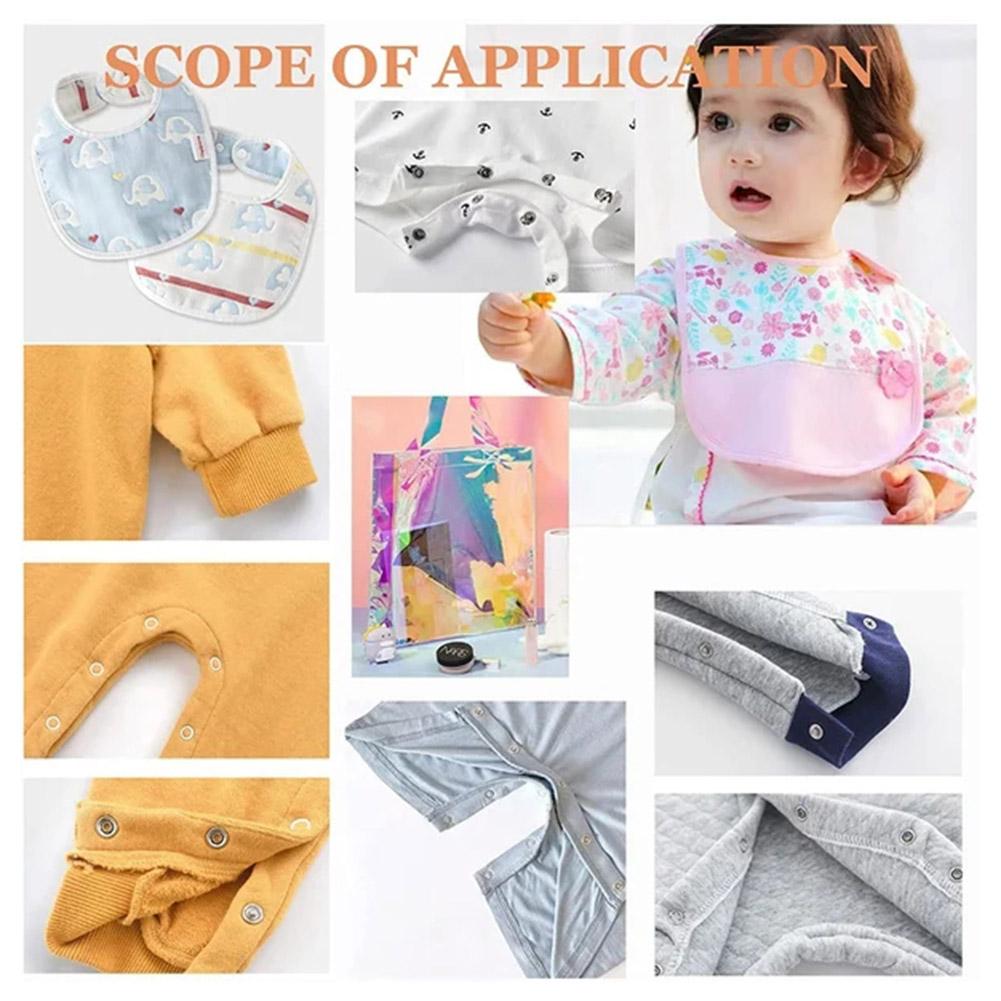 Metal Snaps Buttons With Fastener Pliers Press Tool Kit Universal Five-Claw Buckle Installation Tool Clothing Sewing Accessories