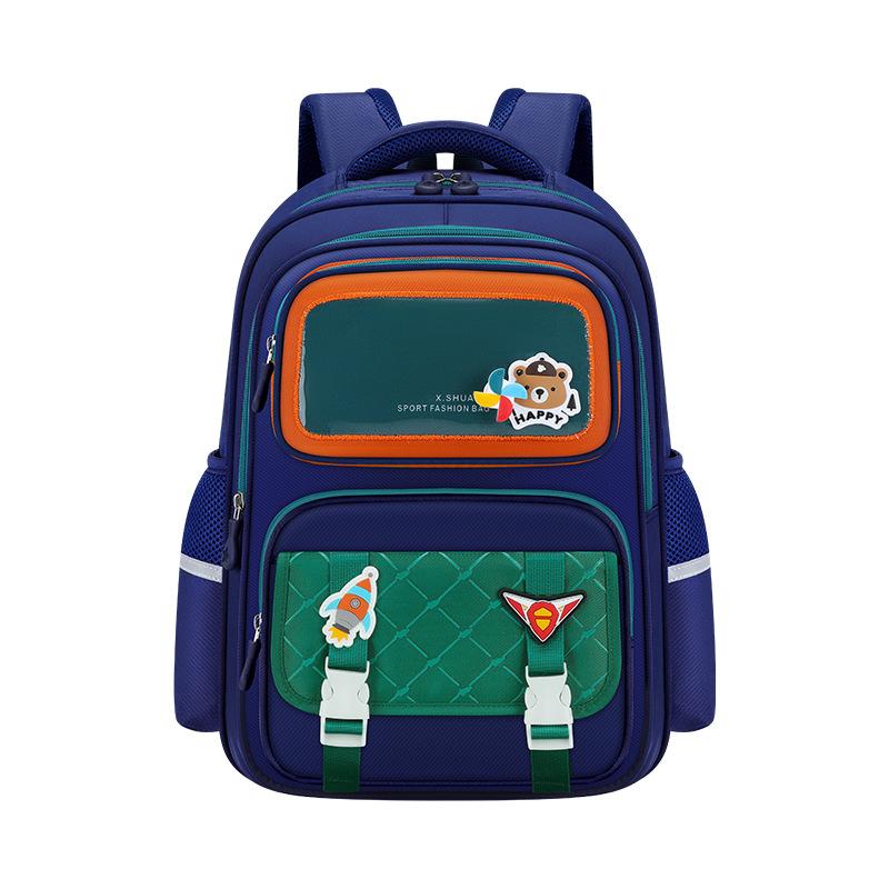 Spine-Protecting Backpack for Elementary Students,School Bag for Kids Grades 1-6 Ergonomic Bookbag Back Support for Boys Girls