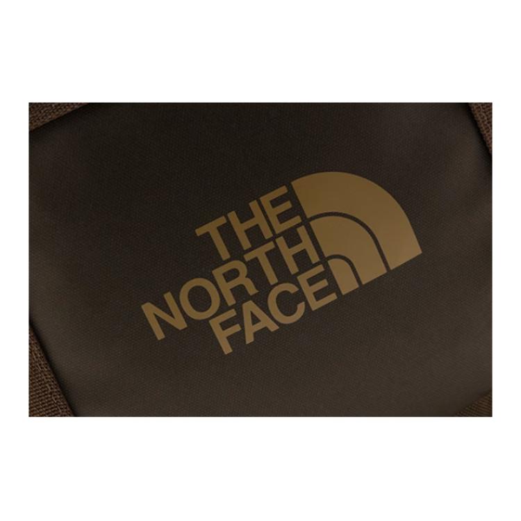 The North Face 22L Casual Fashion Zipper Closure Backpack Outdoor Bag Unisex Backpack Brown NF0A8BK4