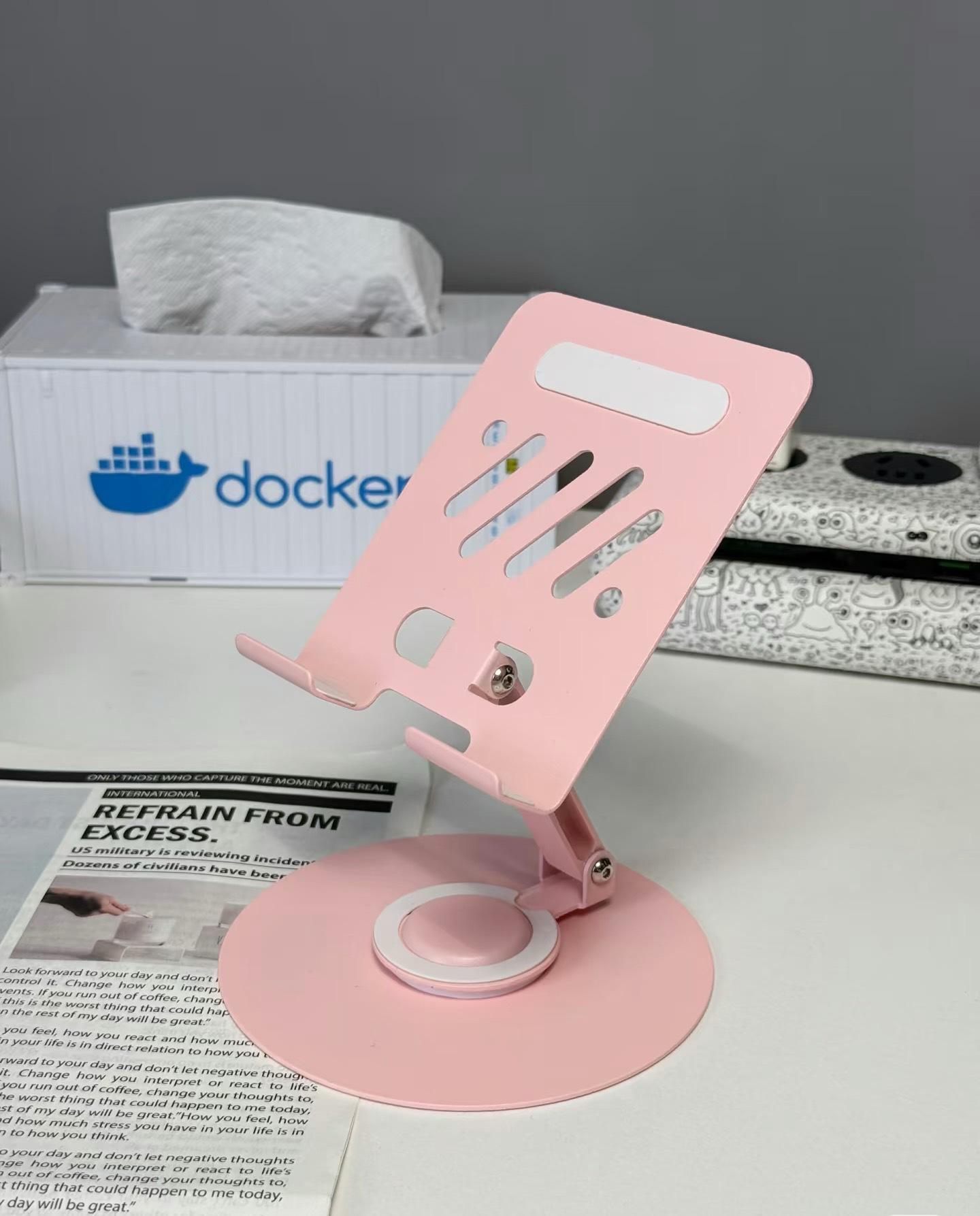 

Foldable Aluminum Alloy Tablet & Phone Holder Stand - Macaron Multifunctional