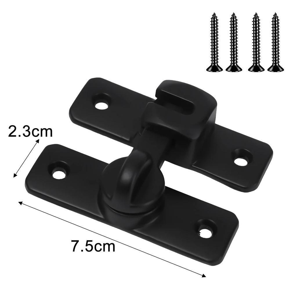 90 Degree Barn Door Latch Stainless Steel Cabinet Drawers Locks Window Door Latches Bolt Hooks Sliding Gate Buckles Hardware