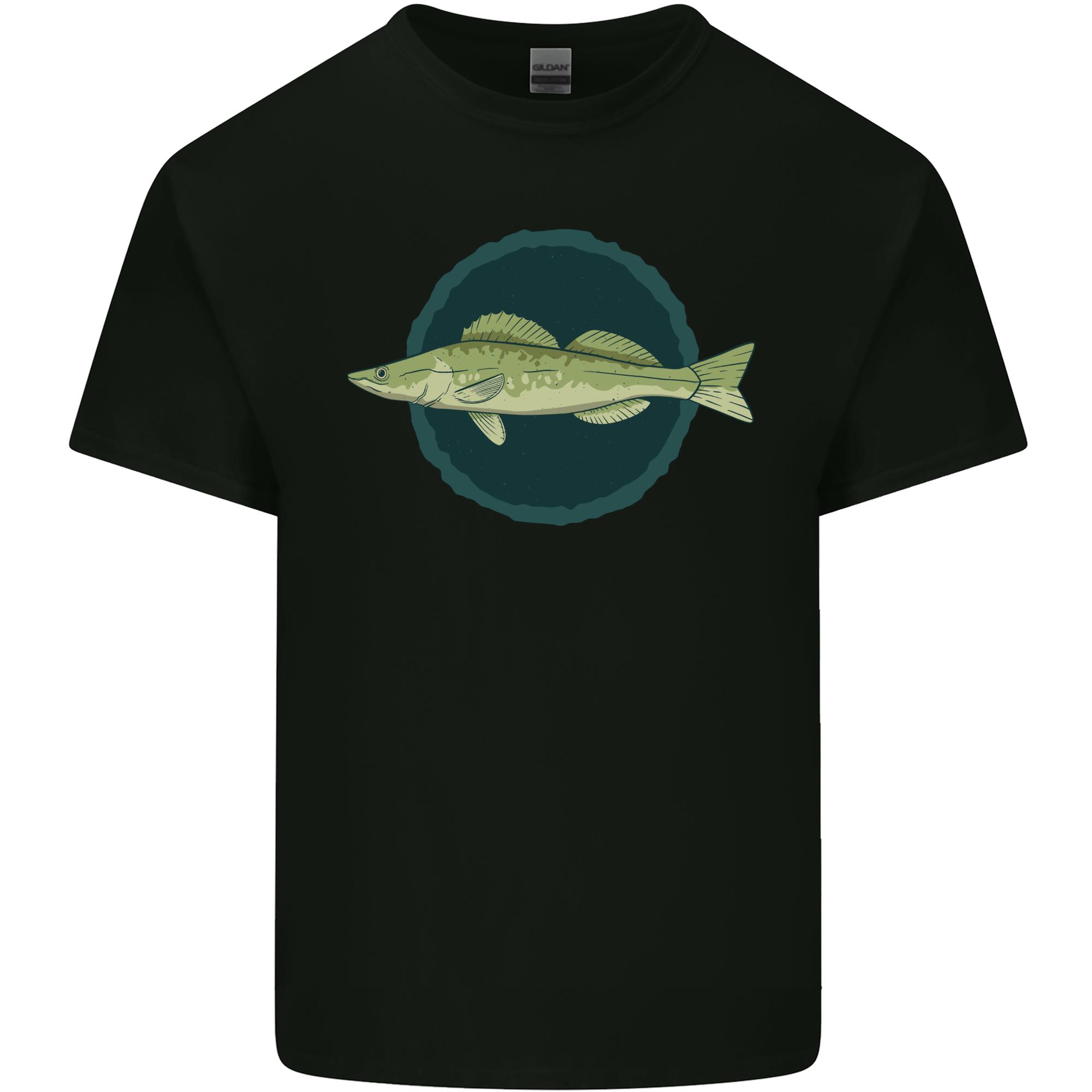 Zander Pikeperch Fish Fishing FisherUnisex Unisexs Light Cotton TShirt S