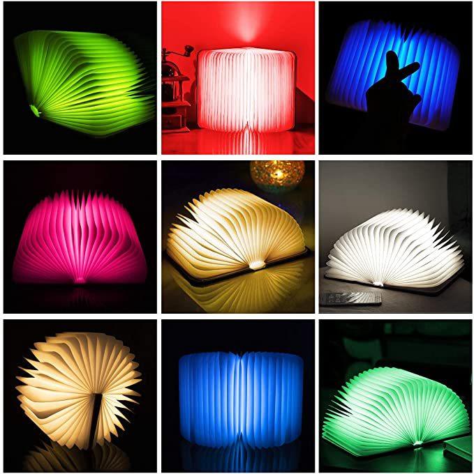 Book light folding 360-degree page turning book light cultural and creative gift atmosphere night light
