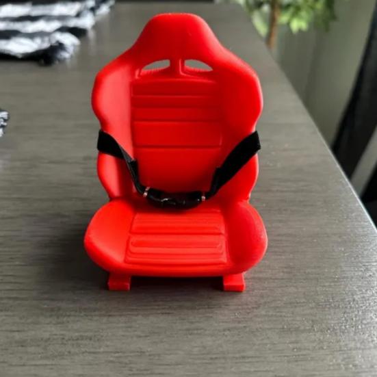 Car Seat Vent Clip 3D Printed Auto Vent Clip Clip-on Car Vent Decoration Mini Seat with Belt for Doll Car Interior Decor
