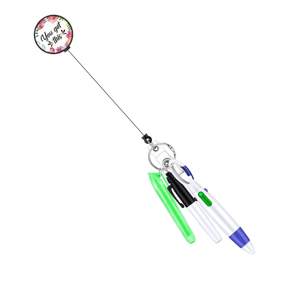 Retractable Nurse Pen Set With Practical Clip Multi Color Pack For Medical Professionals Documentation and Notes