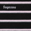 Supreme Washed Stripe Polo Black