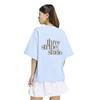 Studio for Women LA310 Globe Blue M [Adidas] Short-Sleeve 3-Stripes T-Shirt (KX3167)