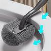 Wall-mounted Toilet Brush Home Set No Drilling Required Bathroom Toilet Brush Long Handle Cleaning Brush Gap-finding Tool