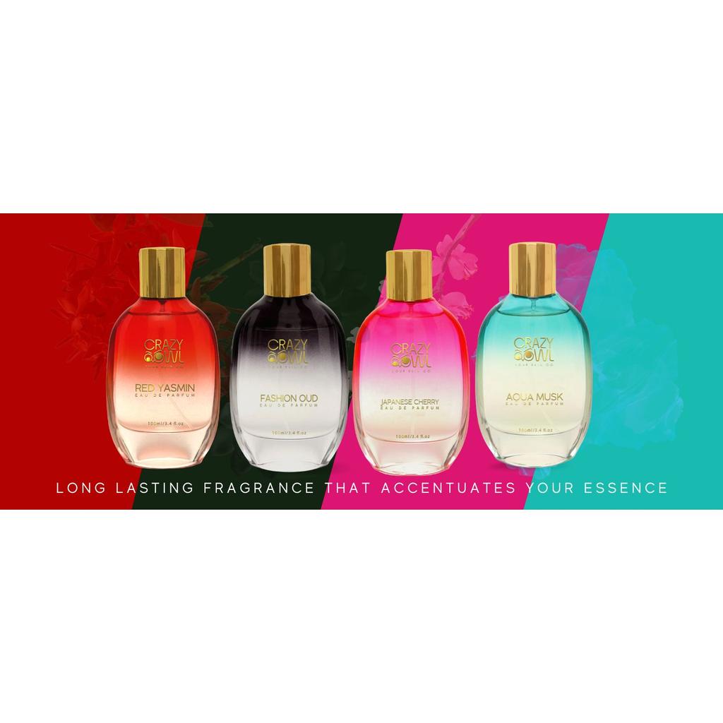 Crazy Owl AQUA MUSK Eau De Parfum | 100 Ml Premium Long Lasting Luxury Unisex Perfume