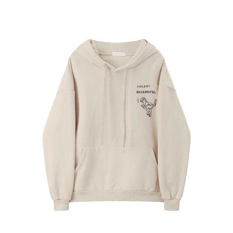 

Женские свободные свитера с длинным рукавом и V-образным вырезом, женские топы, однотонные толстовки M