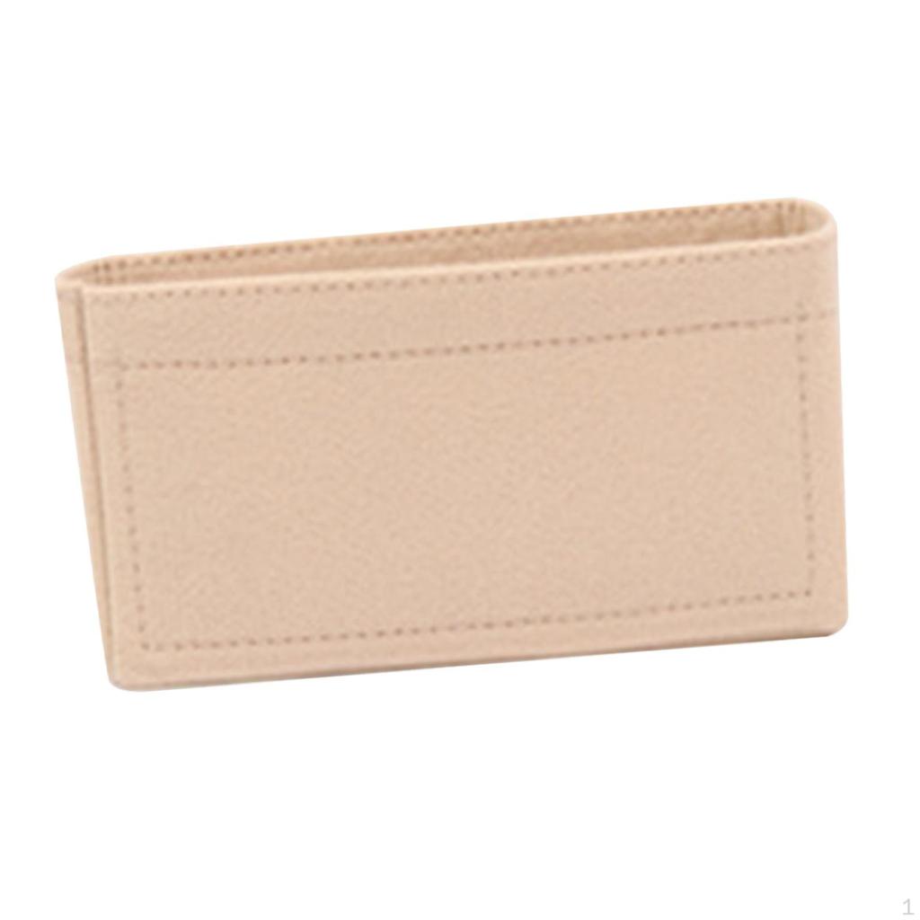 Container for Handbag Organization with Compartments Makeup And Accessories