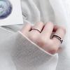 Pairing Set of Free and Wedding Engagement Sterling S925 Adjustable Fashion Accessory [Rockyu] Ring, 2, Size, Men's Women's Rings, Popular, Ring,