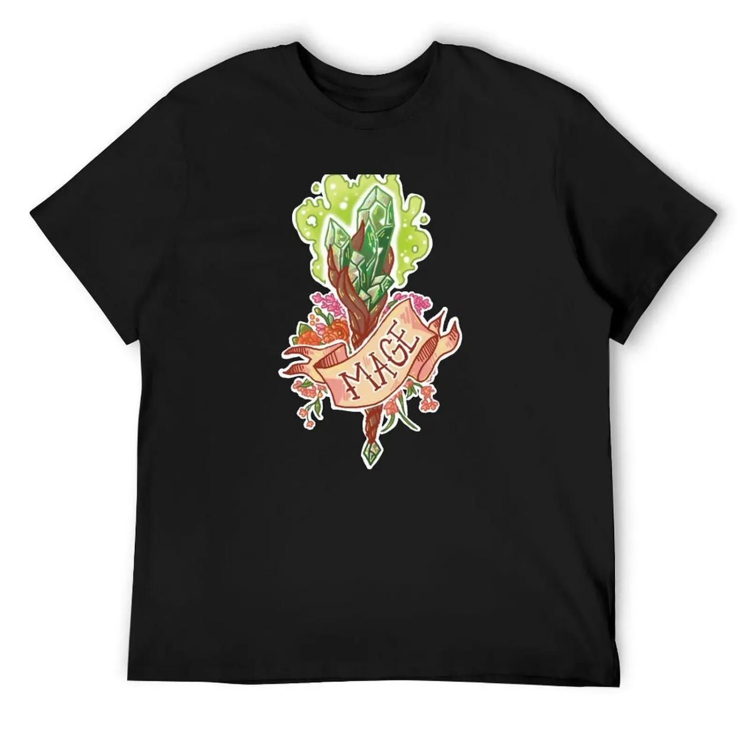 MAGE CLASS T-Shirt Funny t-shirt funny shirt cotton Aesthetic clothing summer top T-shirts for men cotton S