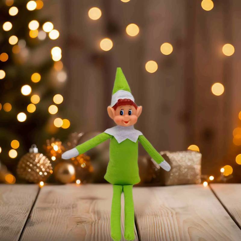 Elf The Shelf Christmas Elf Doll Decor Felt Figurine For Holiday Display