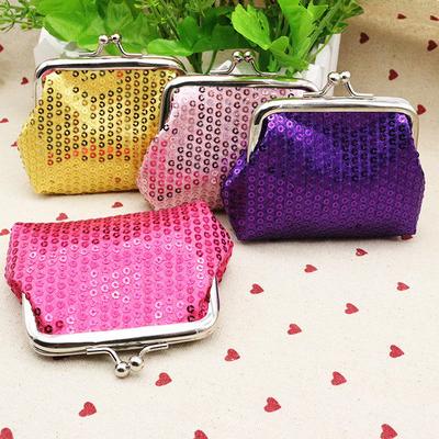 Nuovo portamonete con paillettes portamonete per bambini borsa portaoggetti piccole borse pacchetto accessori piccoli regali creativi