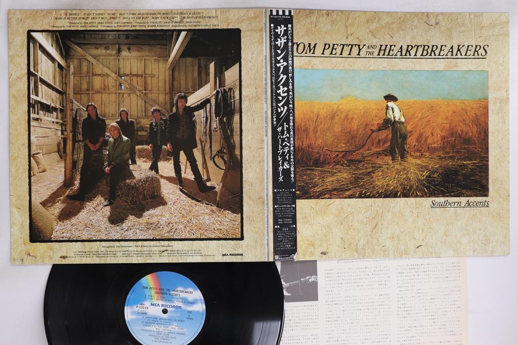LP Record TOM PETTY & THE HEARTBREAKERS - Southern Accents P13115 MCA 1985 Japan Obi Rock Used