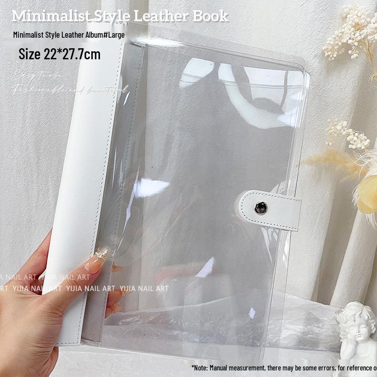INS Advanced Loose-Leaf Nail Color Display Board and Storage Book with Pet Force-Printed Style Template
