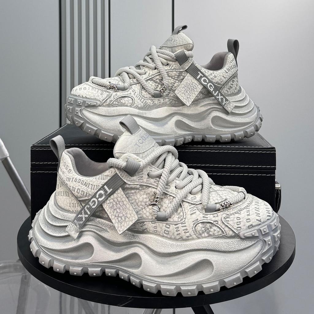 Platform Men's Shoes Casual Sneakers Dad Shoes
