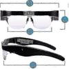 Head Magnifier Glasses With 2 Led Lights, Usb Charging Handsfree Magnifying Eyeglasses For Reading Craft Watch Repair Hobby, Detachable Lenses 1.5x, 2
