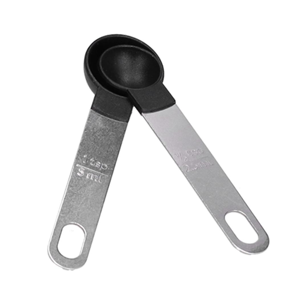 8Pcs Rustless Steel Handle Measuring Spoon Set Liquid Measuring Baking Measuring Set Kitchen Use