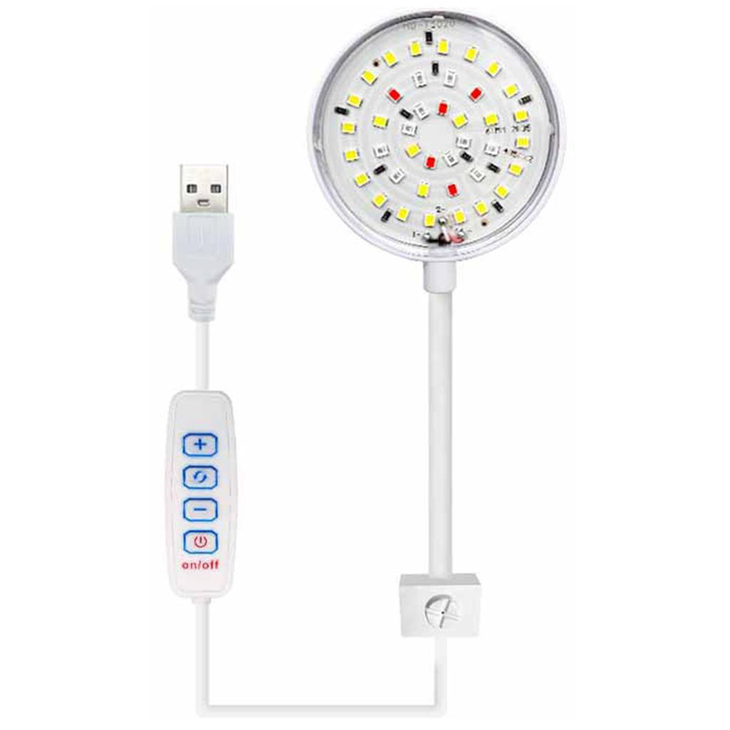 Aquarium LED Light 5W/7W LEDs for Saltwater Fish Tanks Clip-on Coral Tanks Aquarium Light with Clip Adjustable Hose