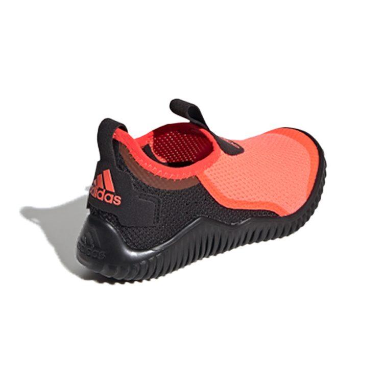 Adidas Rapidazen Low top Running Shoes Black Orange Children Aged 3 7 Years Old FU7596