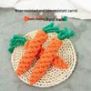 Carrot Rope Knot Chew Toy for Dogs - Teething & Boredom Relief, Durable for Small To Large Puppies