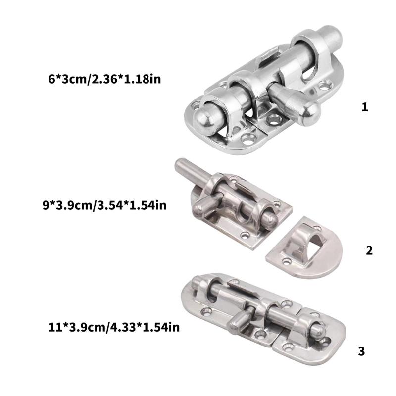 Universal Marine Door Fastener Bolt Latches Steel Construction Hatches Locking Easy Installation for Vessel Applications