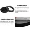4Pcs 6.5 Inch Car Universal Speaker Ring Soundproof Cotton,  Enhance The Sound Effect
