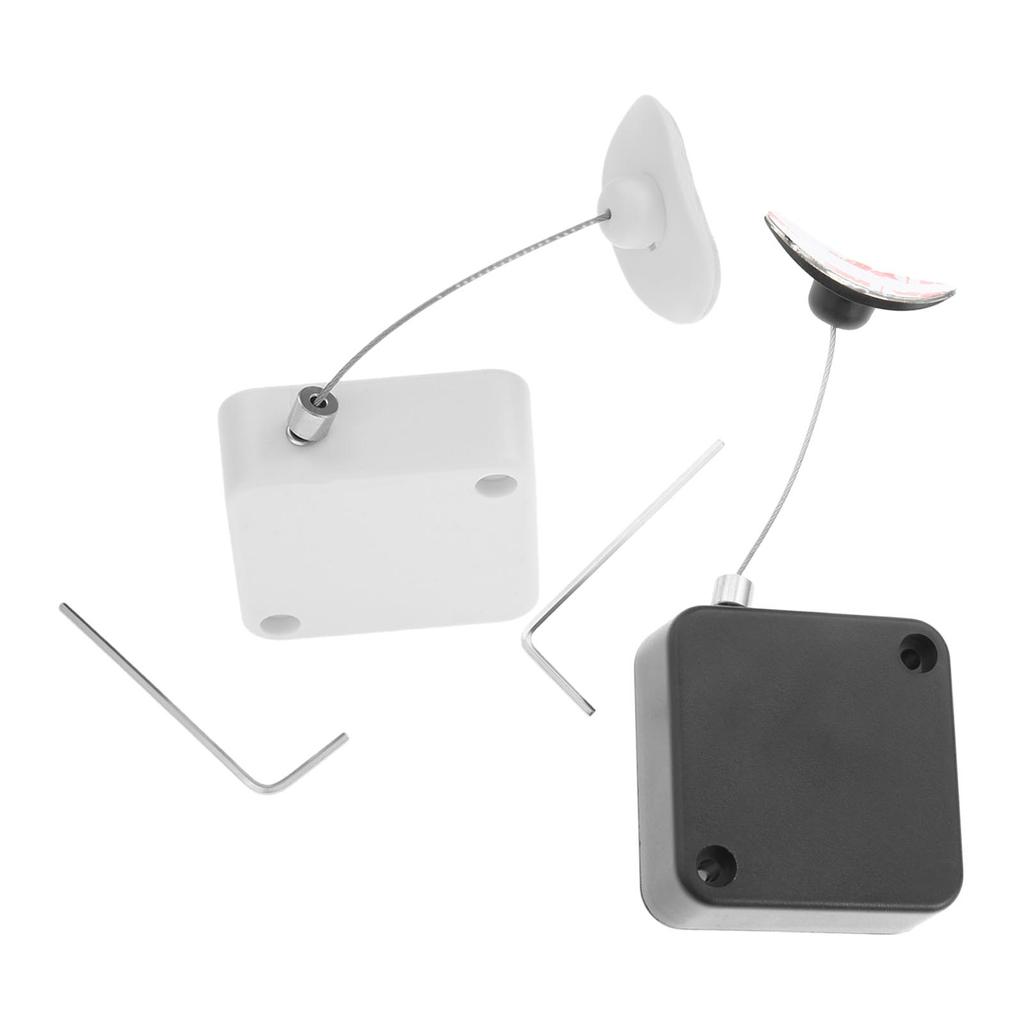 6.5Ft Remote Control Tether Telescopic Security Cable Retractable Safety Lock Remote Control Holder Lock Anti Theft Anti Loss