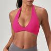 Damen Europäischer & Amerikanischer Neckholder Rückenfrei Kabelloser Yoga Sport-BH