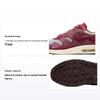Patta X Air Max 1 Rush Maroon Unisex Sneakers Red Metallic-Silver DO9549-001