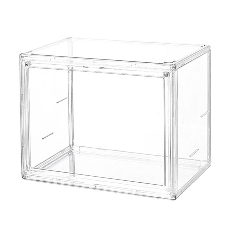 Clear Toy Organizers Showcases Box Dustproof Spacious Interior for Model Collections Home Decoration Display Shelf