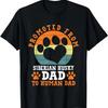 Befordrad till Sibirisk Husky Pappa Rolig Sibirisk Husky Hund T-shirt