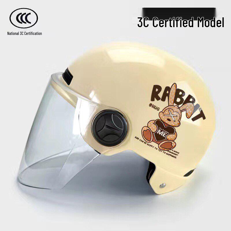 3C Certified All-Season Unisex Electric Scooter & Motorcycle Helmet with Sun Protection