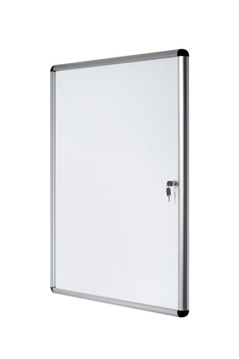 Bi-office - VT810109150 - Vitrine d'Affichage Interieur Enclore, Tableau Blanc Magnetique Verrouillable, 367 x 500 mm, 2 x A4