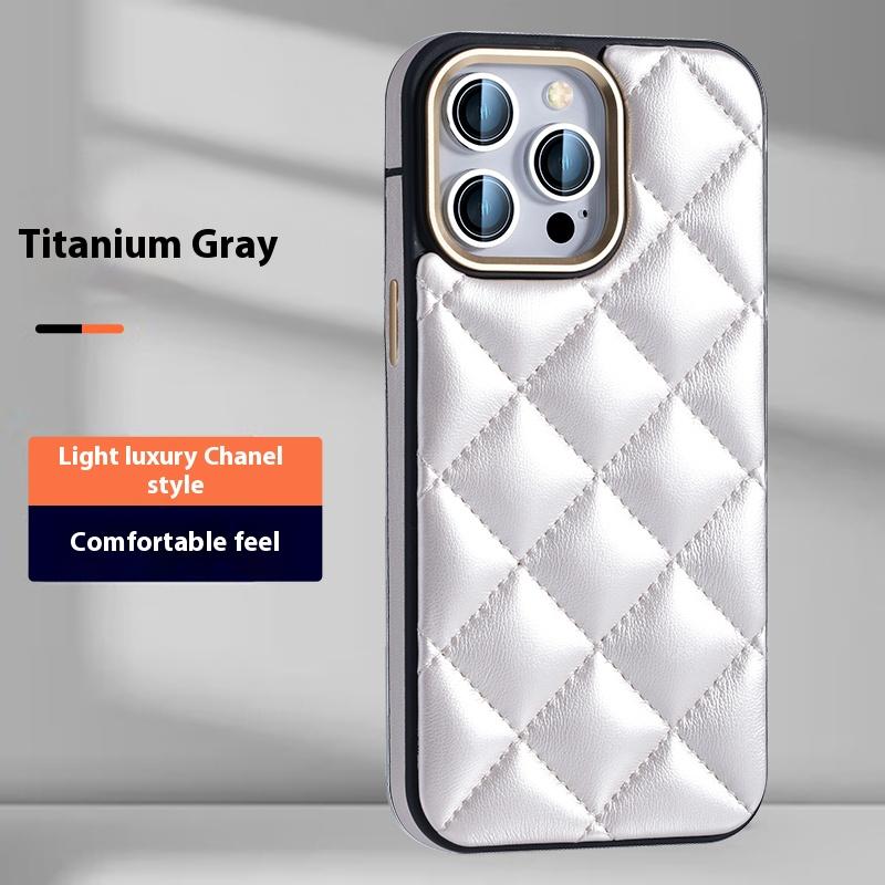 Quilted Leather iPhone 12 - 16 Case - Stylish, Protective & Multiple Colors!
