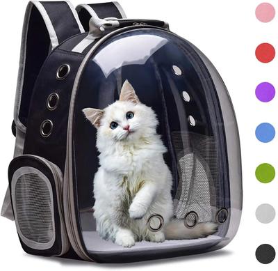 Cat Carrier Bubble Bag Breathable Transparent Puppy Cat Backpack Travel Space Capsule Cage Pet Transport Bag Carrying For Cat