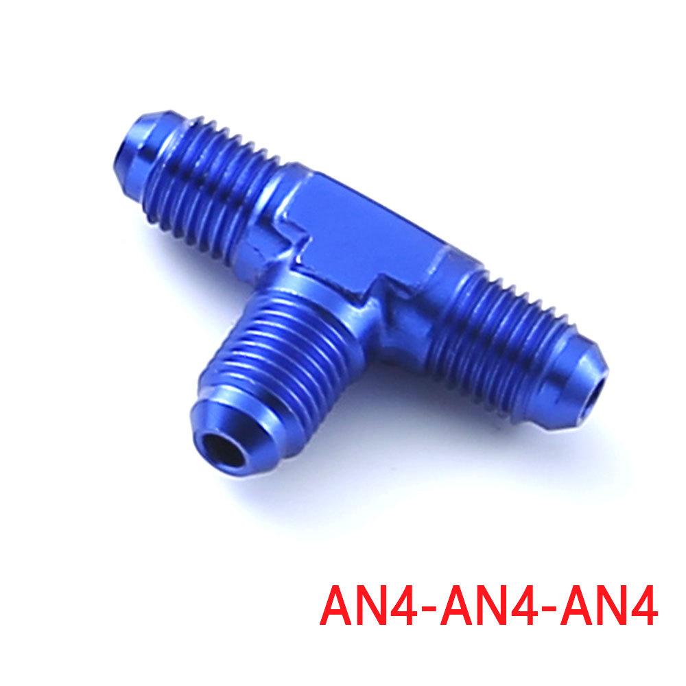 Car Parts Oil Cold Aluminum Joint Brake Tee Joint Quick Connection Oil Pipe AN3 AN4 AN6 AN8 AN10 AN12 Hose Tee Connector Fitting Fuel Tank Caps3